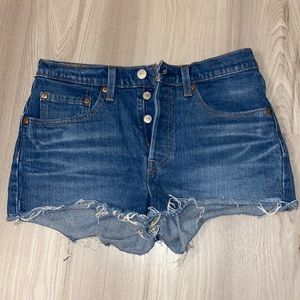 Levi 501 denim shorts